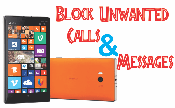 Blocking Calls and Messages on Windows Phone